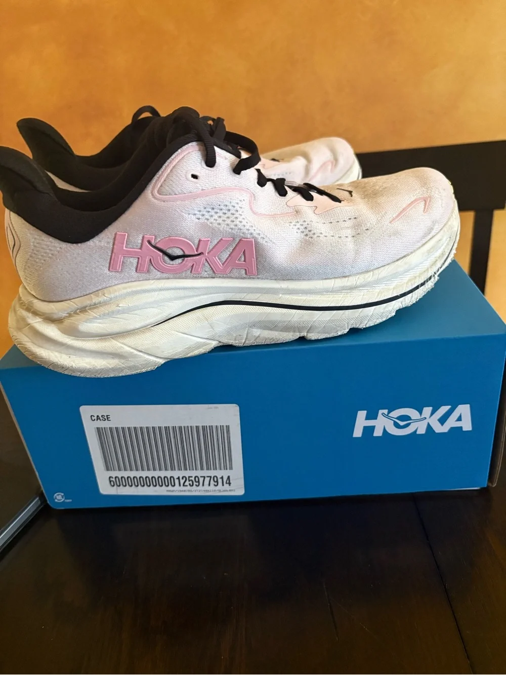 Hoka Women’s Athletic Shoes - Light Pink and Black